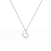 0.46 CT Round Cut Lab Diamond Pendant